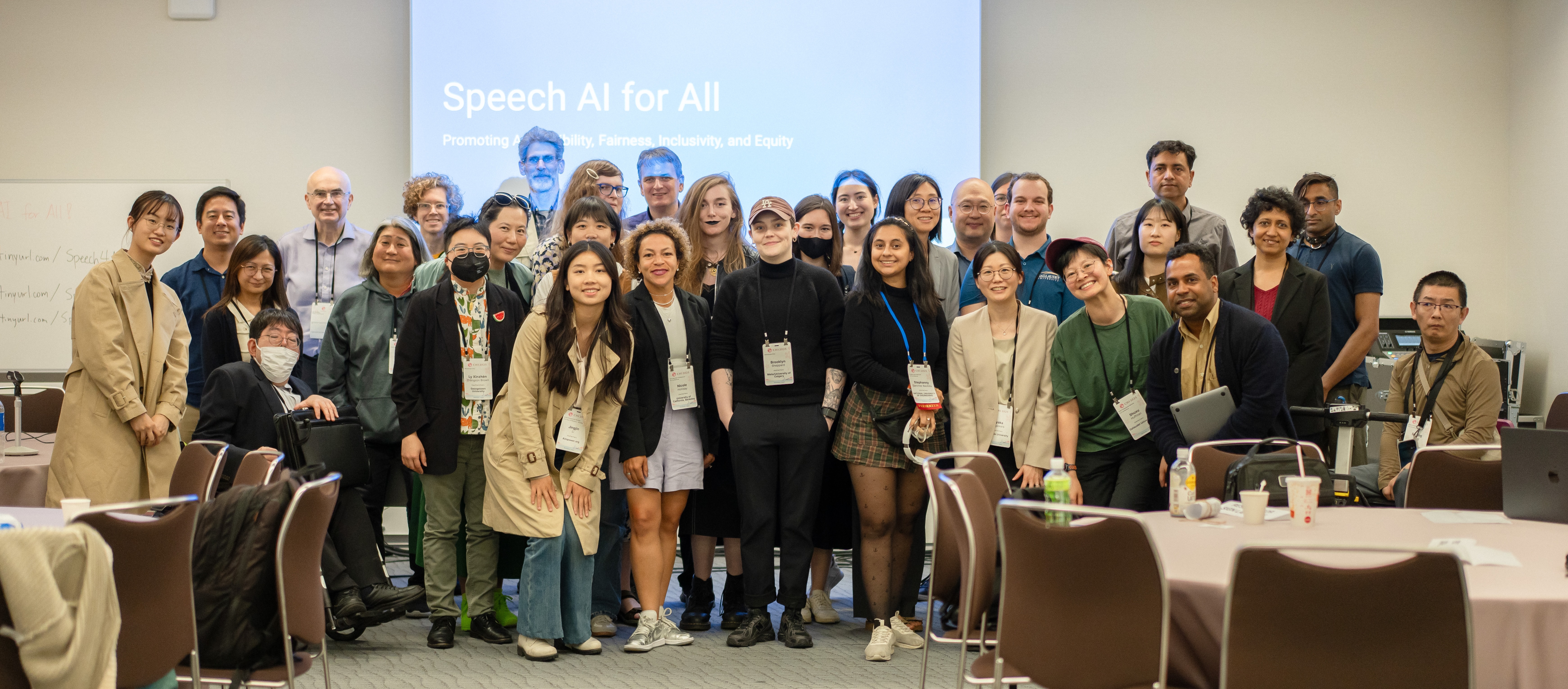 Group photo at our CHI 2025 workshop
